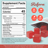Reform Electrolyte Gummies - Strawberry, 14 Pack